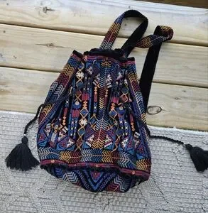 Johnny Was | Bags | Johnny Was Cleo Velvet Drawstring  display picture 2